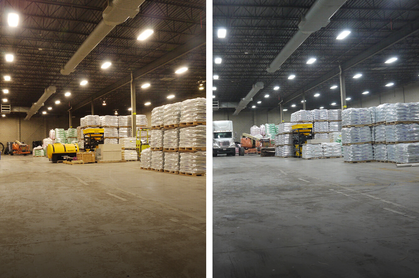 LED Lighting Saves money for warehouse owners