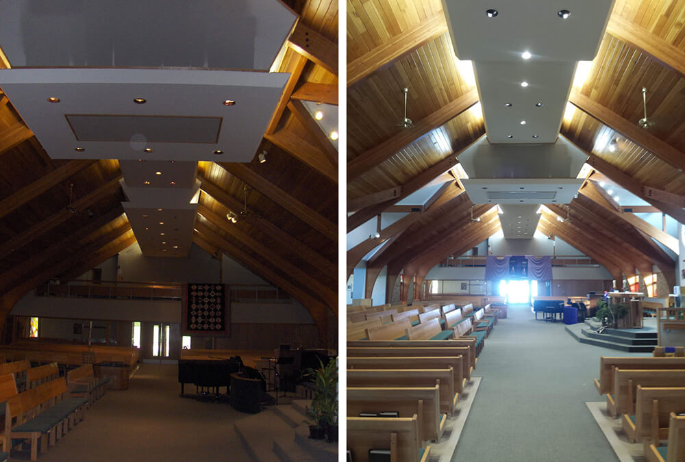 LED Lighting Installed in the Holy Mother Churce