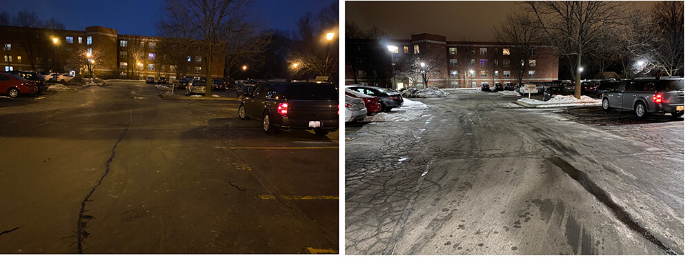 Parking Lot Lighting Upgraded to LEDs