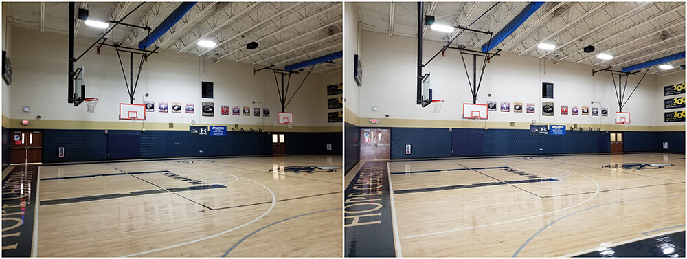 Gym Upgraded with LED Lighting Fixtures