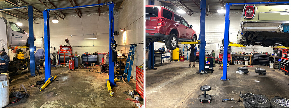 Auto Repair Shop Lighting Upgraded to LEDs