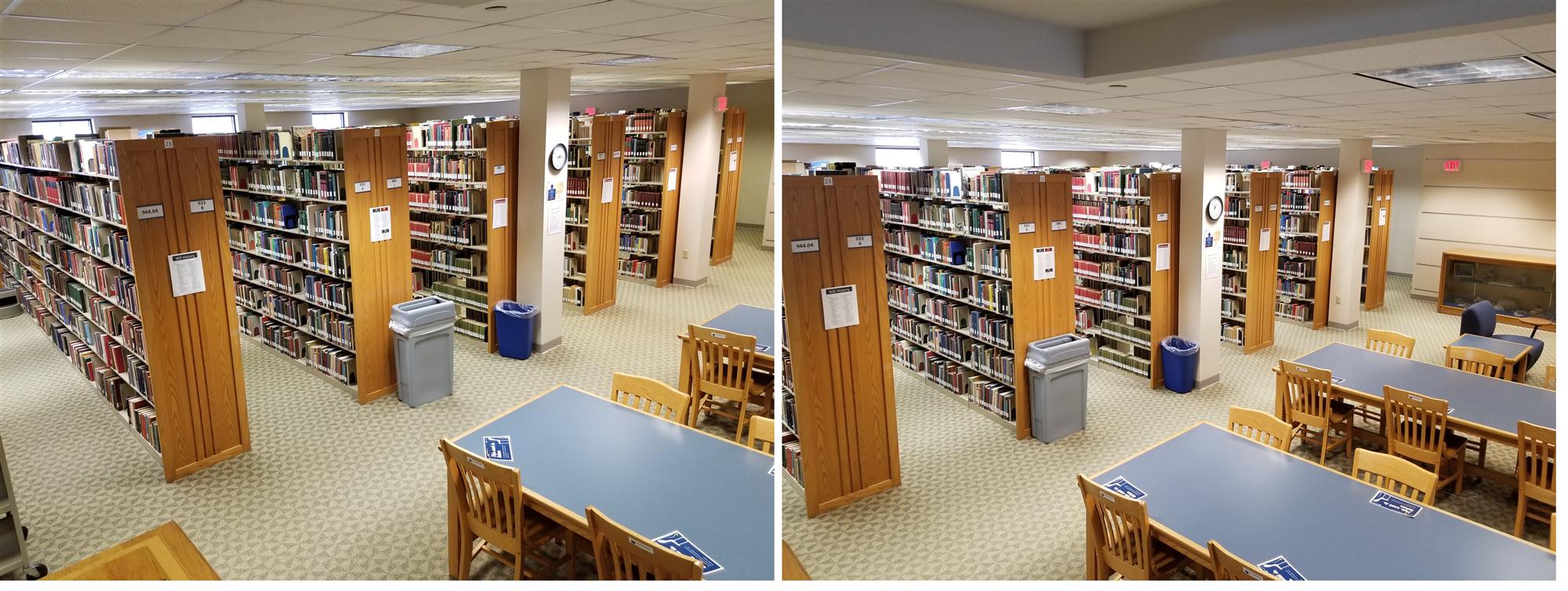 Maranatha University Interior Library LED llights