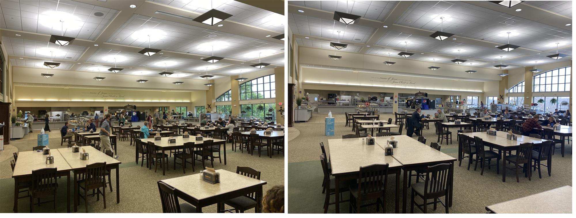 Maranatha University LED lighting for Lunch Room