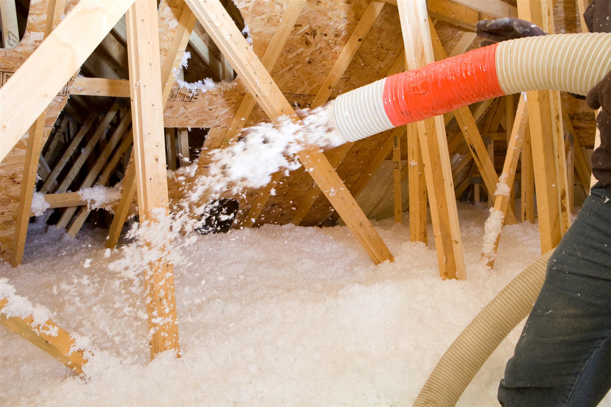 Spray foam attic insulation for Madison buildings